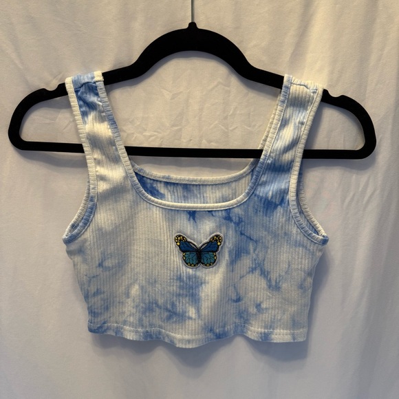 3-Piece Y2K Style Festival Crop Top Bundle Size M Bralette & Cropped Tee’s 90’s - Picture 6 of 12